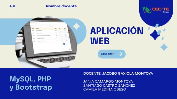 Aplicación web | Genially