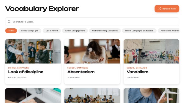 Word bank | Genially