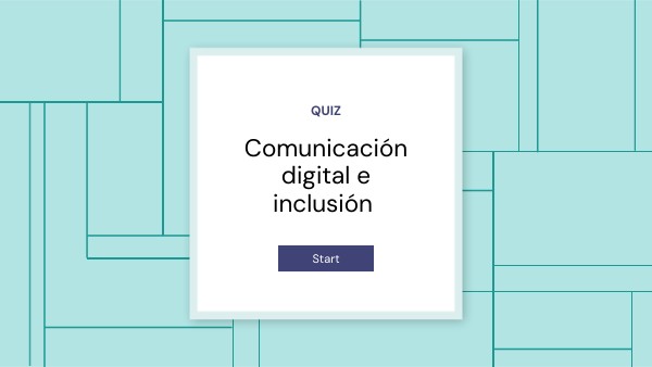 Comunicación digital e inclusión | Genially