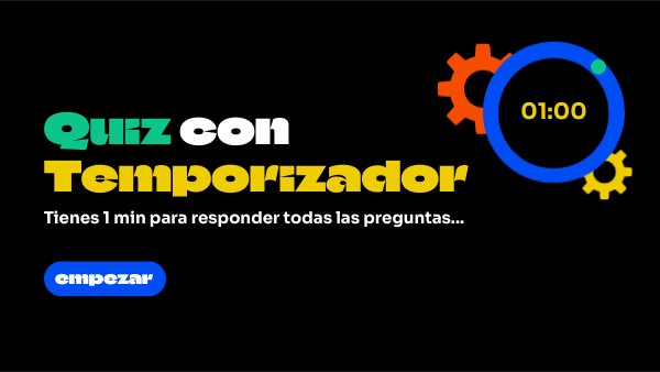 Quiz con Temporizador | Genially