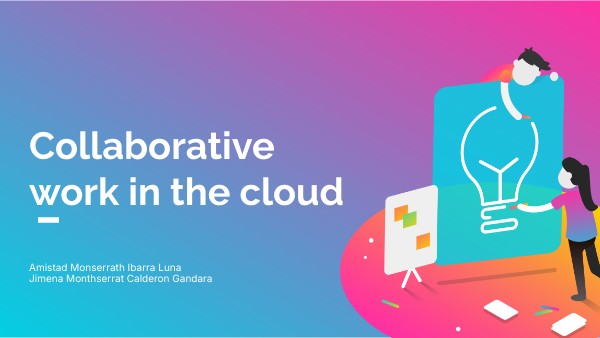 Collaborative work in the cloud | Genially