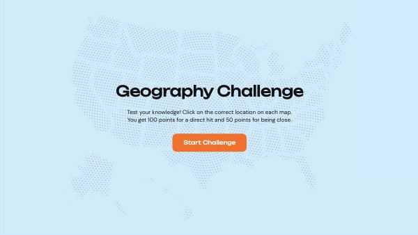 Click & Locate Map Quiz