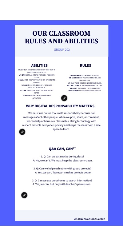 OUR CLASSROOM RULES AND ABILITIES | Genially