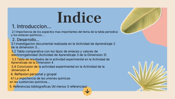 Indice | Genially
