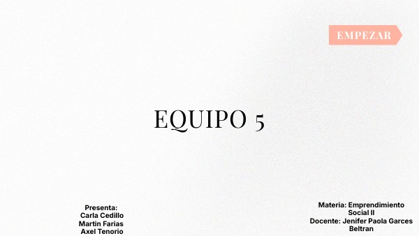 EQUIPO 5 | Genially