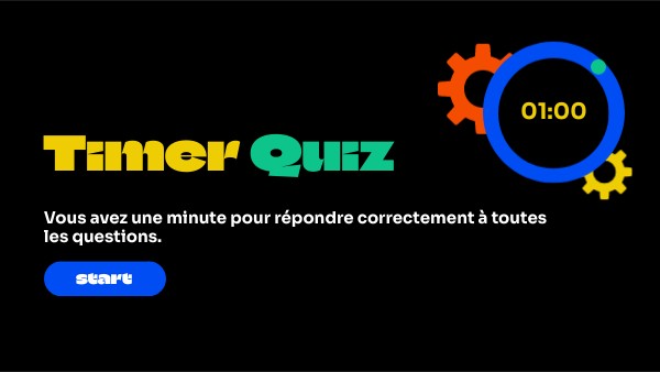 Timer Quiz | Genially