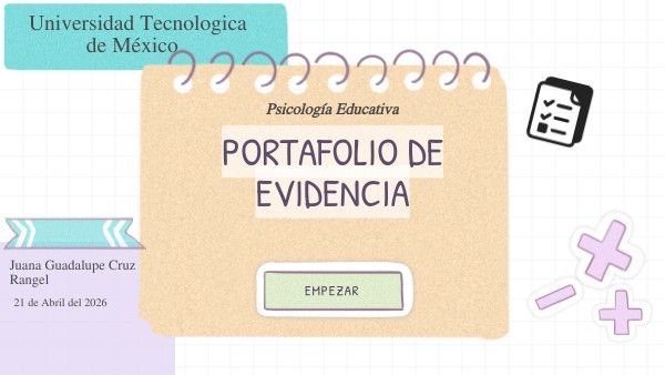 Portafolio De Evidencia | Genially