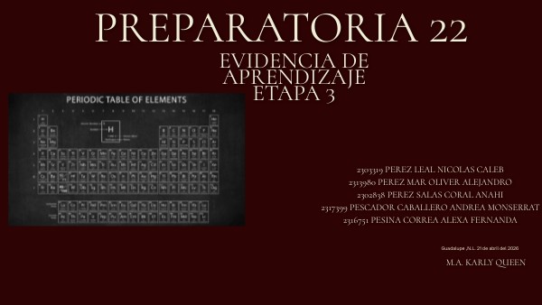 PREPARATORIA 22 | Genially