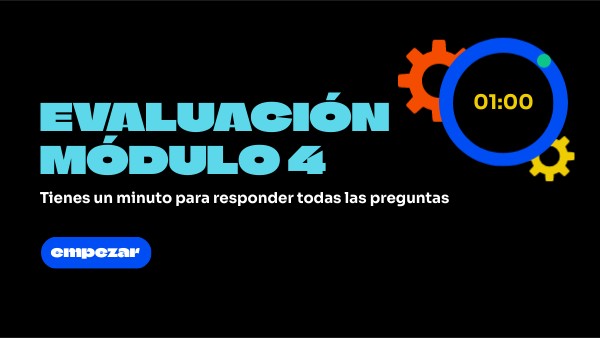 EVALUACIÓN MÓDULO 4 | Genially