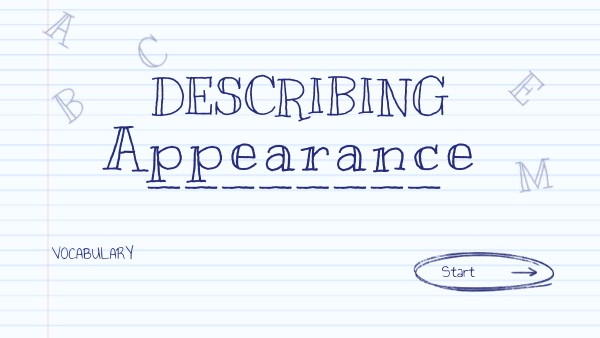 APPEARANCE | Genially