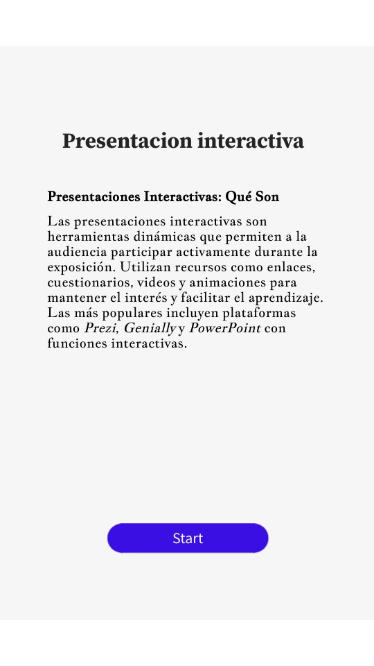Presentacion interactiva | Genially