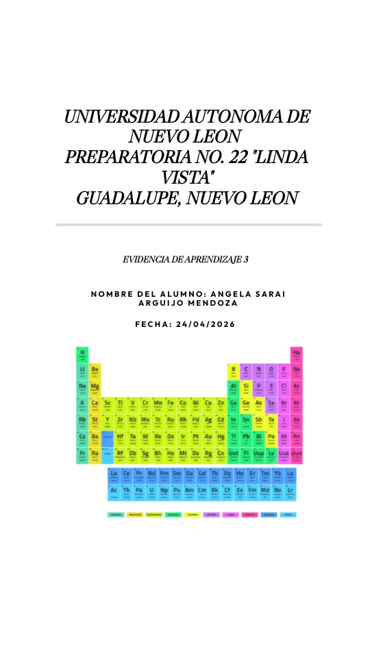 UNIVERSIDAD AUTÓNOMA DE NUEVO LEÓN PREPARATORIA NO. 22 "LINDA VISTA ...