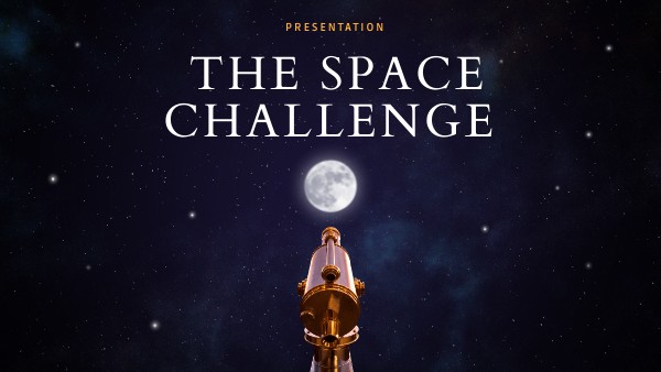 the SPACE CHALLENGE | Genially