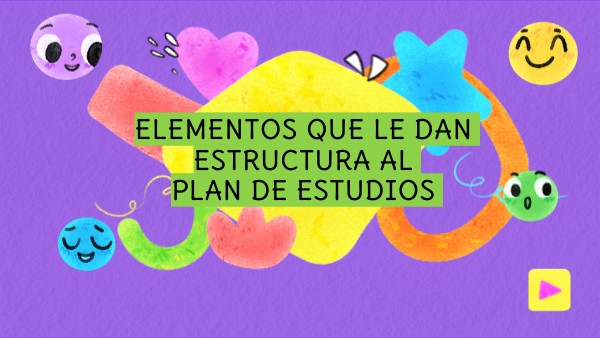 ELEMENTOS QUE LE DAN ESTRUCTURA AL PLAN DE ESTUDIOS | Genially