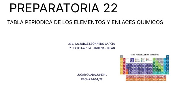 PREPARATORIA 22 | Genially