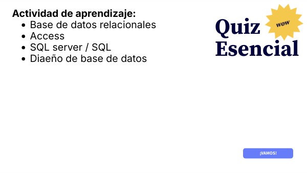 Quiz Esencial sergiocordero S2. | Genially