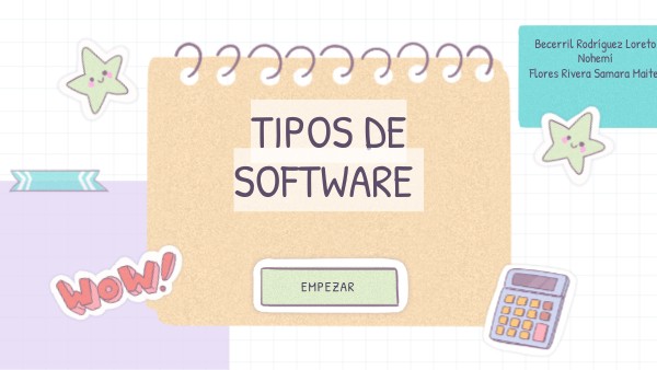 tipos de software | Genially