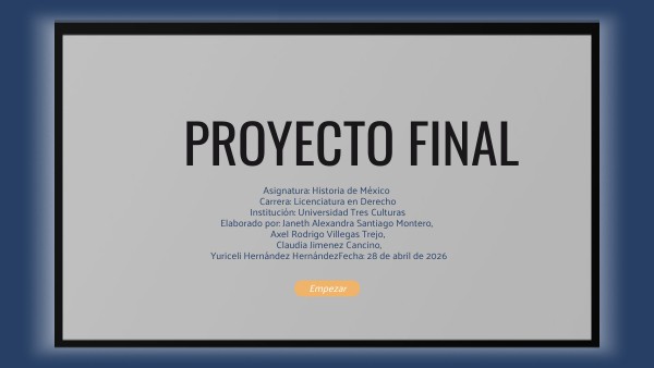 Proyecto final | Genially