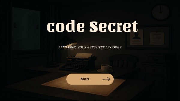 code Secret | Genially