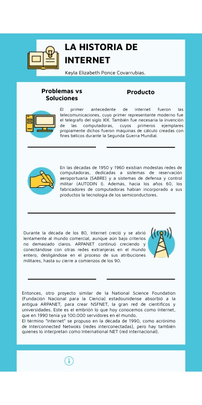 LA HISTORIA DE INTERNET | Genially