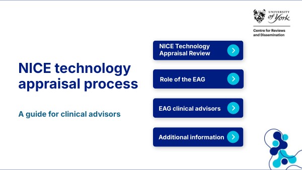 Copy - NICE technology appraisal process | Genially