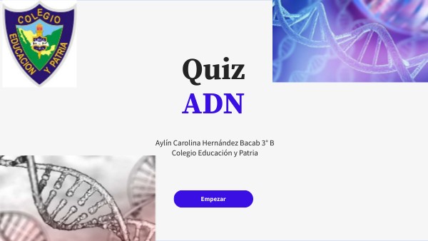 Quiz ADN | Genially