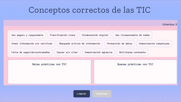 Conceptos correctos de las TIC | Genially