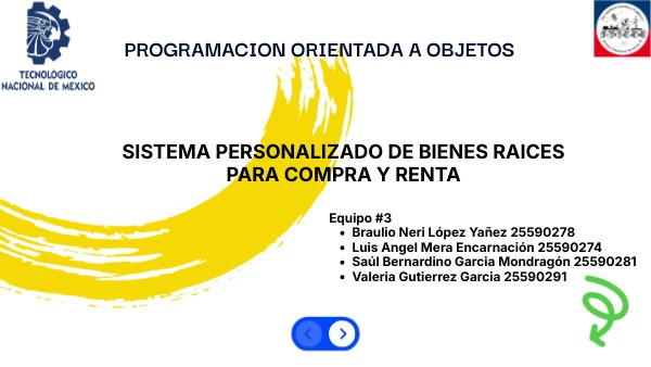 PROGRAMACION ORIENTADA A OBJETOS | Genially