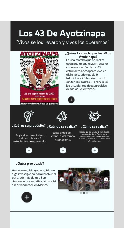 Marcha por los 43 de Ayotzinapa | Genially