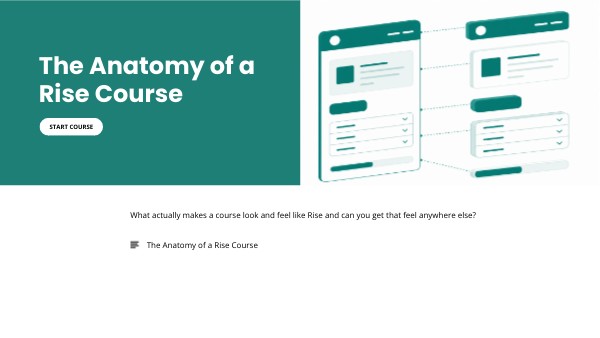 Rise-Style Interactive Course Template
