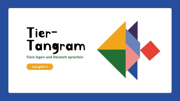 Game preview: Tier-Tangram | Deutsch A1 | Klassen 4–8
