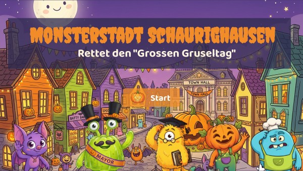 Halloween Escape Spiel - Monsterstadt Schaurighausen